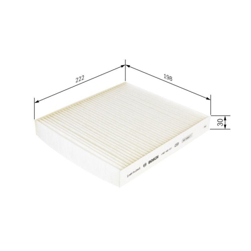 BOSCH Filter, Innenraumluft 1 987 432 121