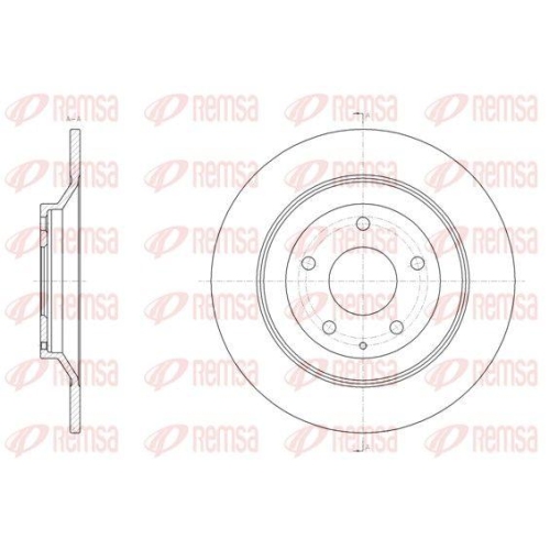 REMSA Bremsscheibe 61518.00