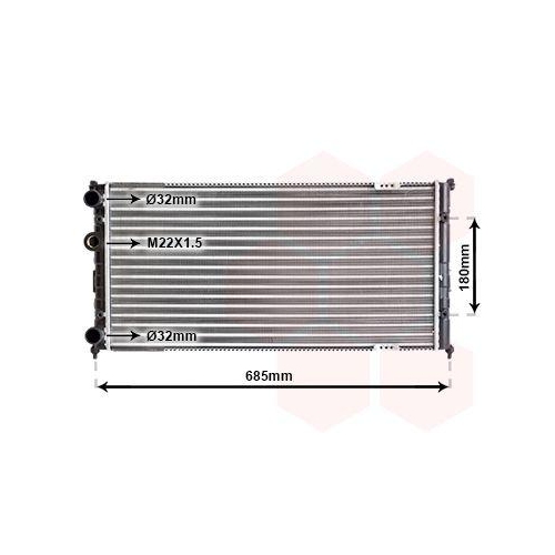 VAN WEZEL K&uuml;hler, Motork&uuml;hlung 58002192