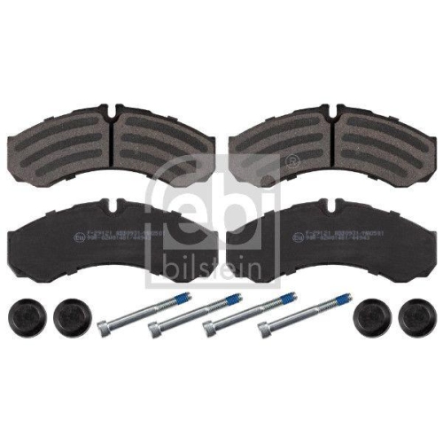 FEBI BILSTEIN Bremsbelagsatz, Scheibenbremse 16704