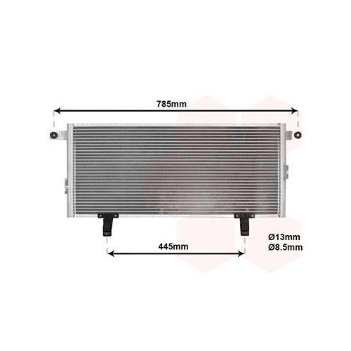 VAN WEZEL Kondensator, Klimaanlage 32005211