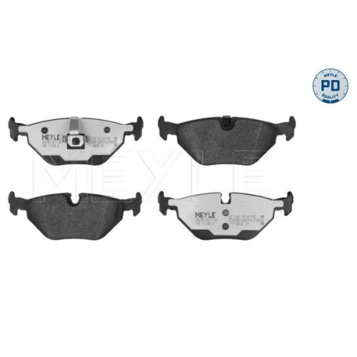 MEYLE Bremsbelagsatz, Scheibenbremse MEYLE-PD: Advanced performance and design. 025 219 3417/PD