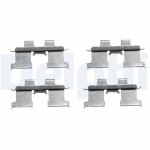 DELPHI Zubeh&ouml;rsatz, Scheibenbremsbelag LX0467