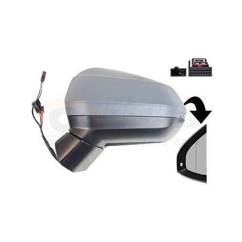 VAN WEZEL Außenspiegel * HAGUS * 0374807