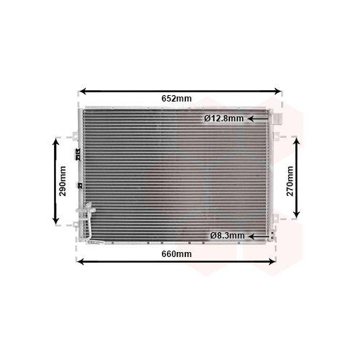 VAN WEZEL Kondensator, Klimaanlage 83005030