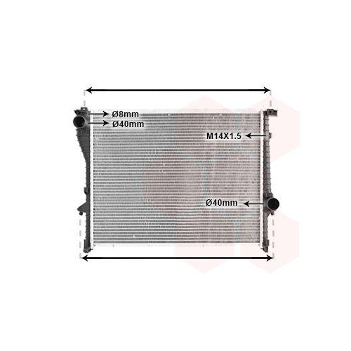 VAN WEZEL K&uuml;hler, Motork&uuml;hlung 06002222