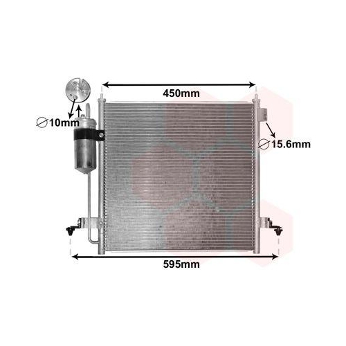 VAN WEZEL Kondensator, Klimaanlage 32005218