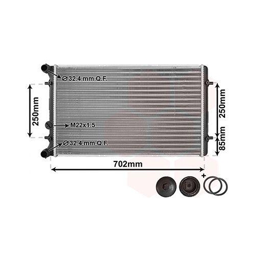 VAN WEZEL K&uuml;hler, Motork&uuml;hlung *** IR PLUS *** 58002217