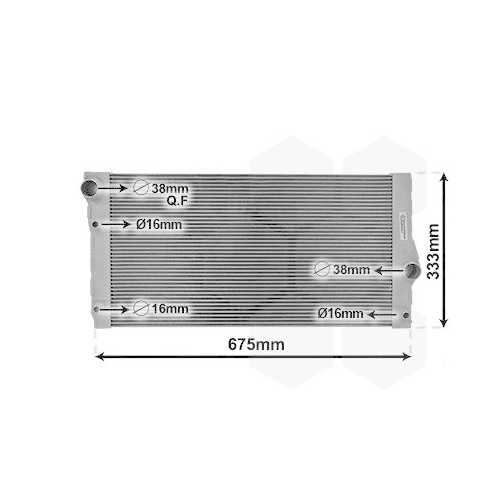 VAN WEZEL K&uuml;hler, Motork&uuml;hlung 06002355