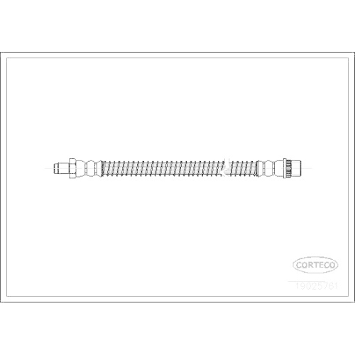 CORTECO Bremsschlauch 19025761