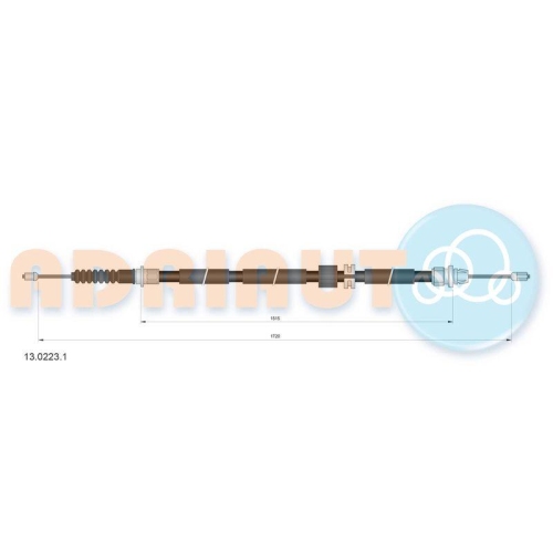 ADRIAUTO Seilzug, Feststellbremse 13.0223.1