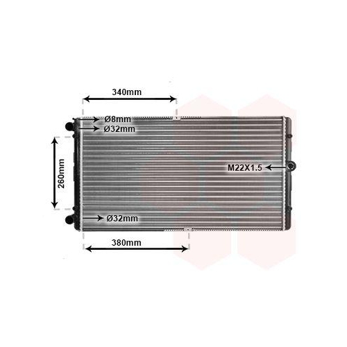 VAN WEZEL K&uuml;hler, Motork&uuml;hlung 58002245