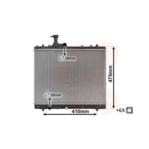 VAN WEZEL K&uuml;hler, Motork&uuml;hlung *** IR PLUS *** 52002137