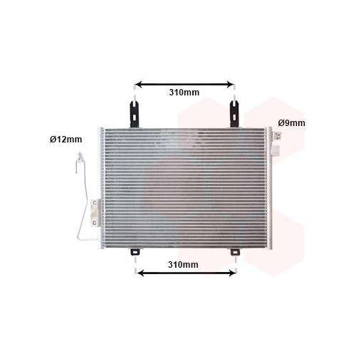 VAN WEZEL Kondensator, Klimaanlage 43005221