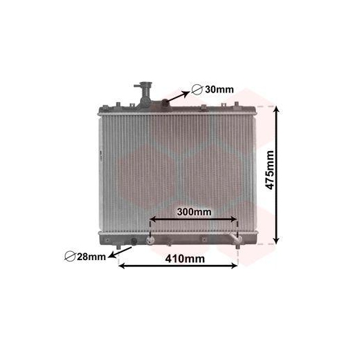 VAN WEZEL K&uuml;hler, Motork&uuml;hlung 52002701