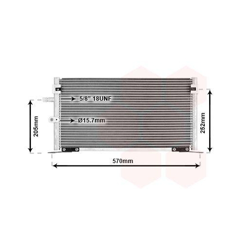 VAN WEZEL Kondensator, Klimaanlage 53005265