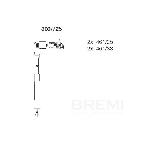 BREMI Z&uuml;ndleitungssatz 300/725