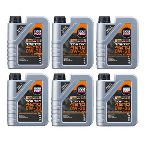LIQUI MOLY Top Tec 4210 Motor&ouml;l 0W-30 1-Liter VW 504 00 / 507 00 / C30 - 21604
