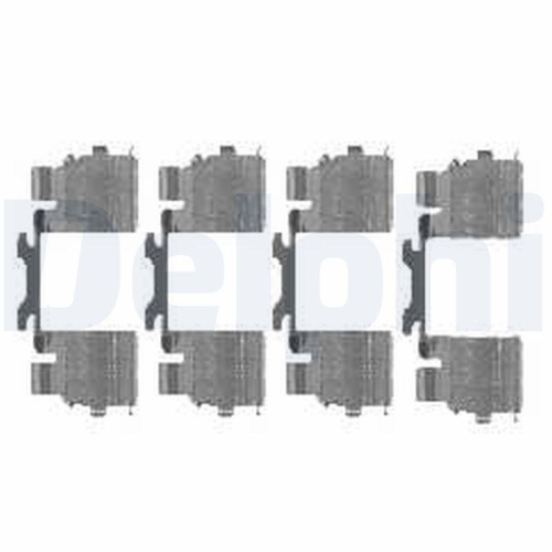 DELPHI Zubeh&ouml;rsatz, Scheibenbremsbelag LX0476