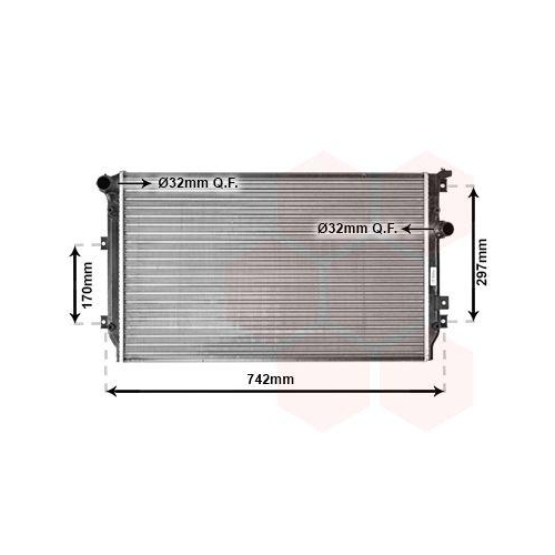 VAN WEZEL K&uuml;hler, Motork&uuml;hlung 58002287