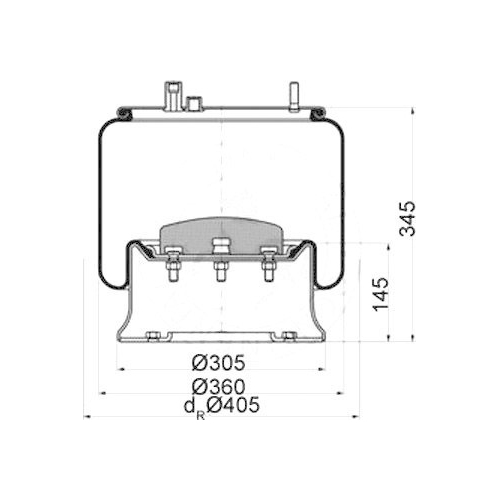 PE Automotive Federbalg, Luftfederung 084.073-71A