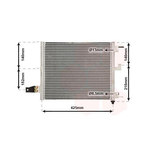 VAN WEZEL Kondensator, Klimaanlage *** IR PLUS *** 82005062