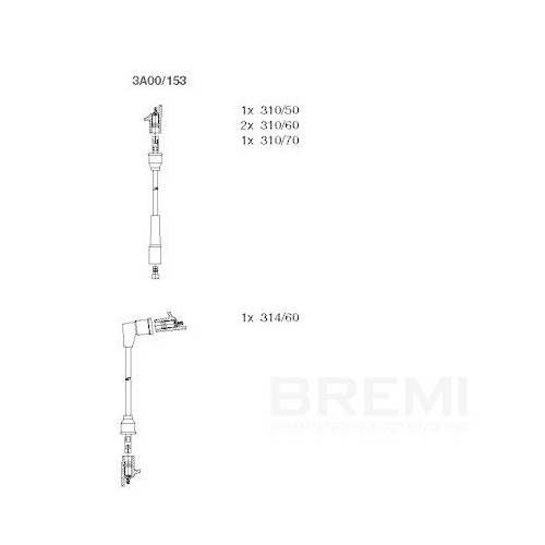 BREMI Z&uuml;ndleitungssatz 3A00/153