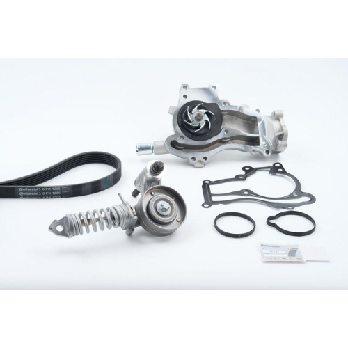 CONTINENTAL CTAM Wasserpumpe + Keilrippenriemensatz 6PK1205WP1