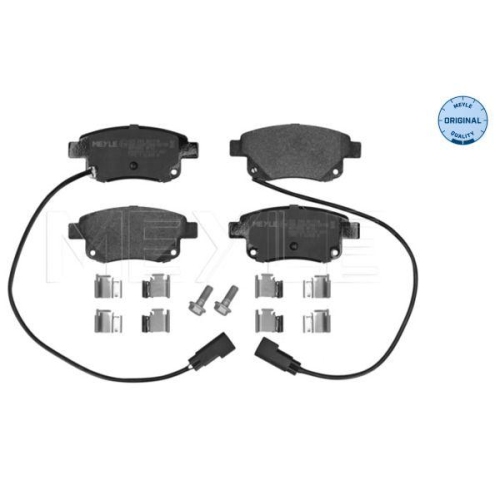 MEYLE Bremsbelagsatz, Scheibenbremse MEYLE-ORIGINAL: True to OE. 025 244 8617/W