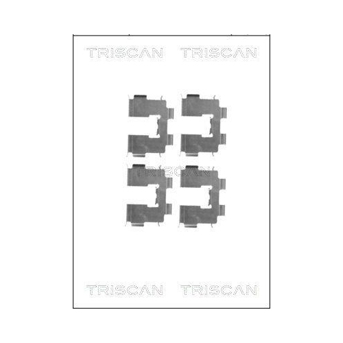 TRISCAN Zubeh&ouml;rsatz, Scheibenbremsbelag
