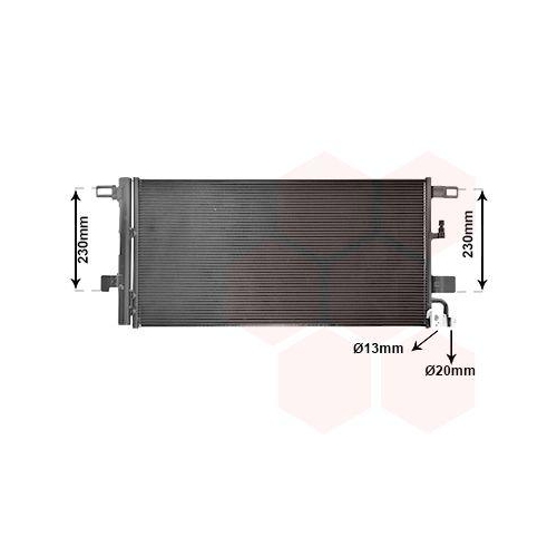 VAN WEZEL Kondensator, Klimaanlage 03015703