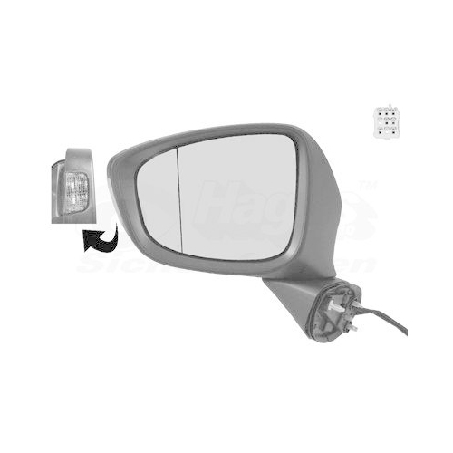 VAN WEZEL Au&szlig;enspiegel * HAGUS * 2780807