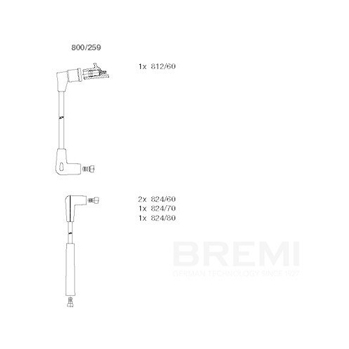 BREMI Z&uuml;ndleitungssatz 800/259