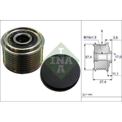 Schaeffler INA Generatorfreilauf 535 0068 10