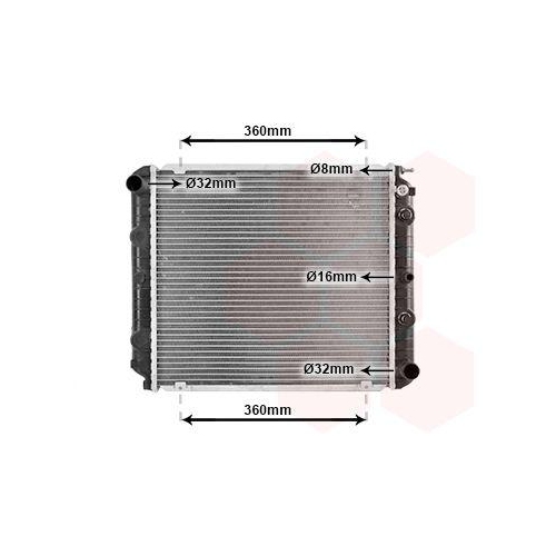 VAN WEZEL K&uuml;hler, Motork&uuml;hlung 59002039