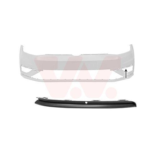 VAN WEZEL Zier-/Schutzleiste, Sto&szlig;f&auml;nger ** Equipart ** 5775583