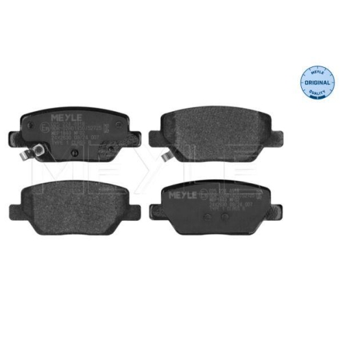MEYLE Bremsbelagsatz, Scheibenbremse MEYLE-ORIGINAL: True to OE. 025 224 4918