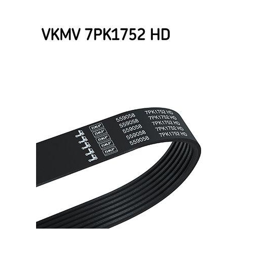 SKF Keilrippenriemen VKMV 7PK1752 HD