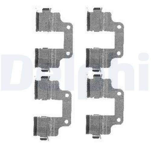 DELPHI Zubeh&ouml;rsatz, Scheibenbremsbelag LX0485