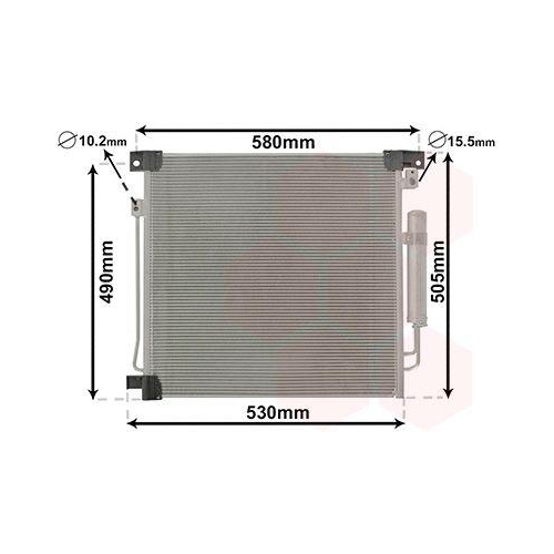 VAN WEZEL Kondensator, Klimaanlage 32015700