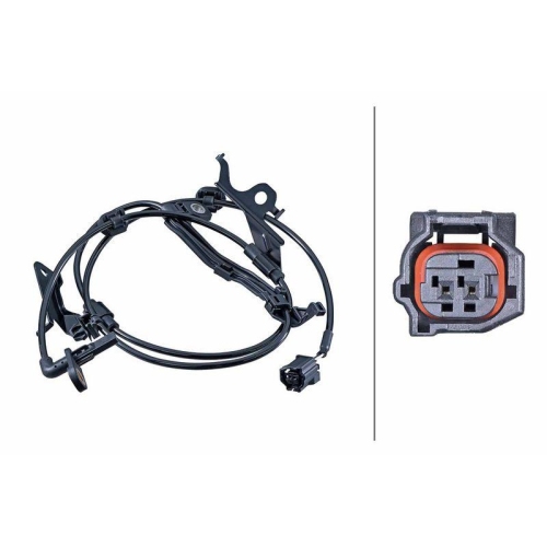 HELLA Sensor, Raddrehzahl 6PU 358 252-671