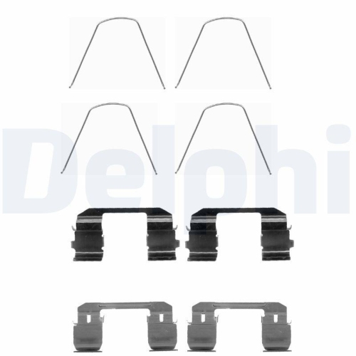 DELPHI Zubeh&ouml;rsatz, Scheibenbremsbelag LX0488