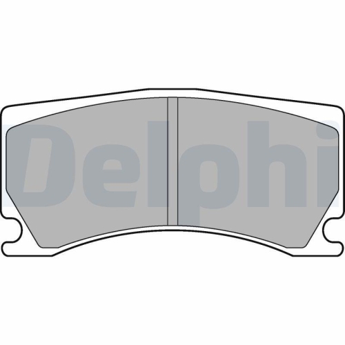 DELPHI Bremsbelagsatz, Scheibenbremse LP3174