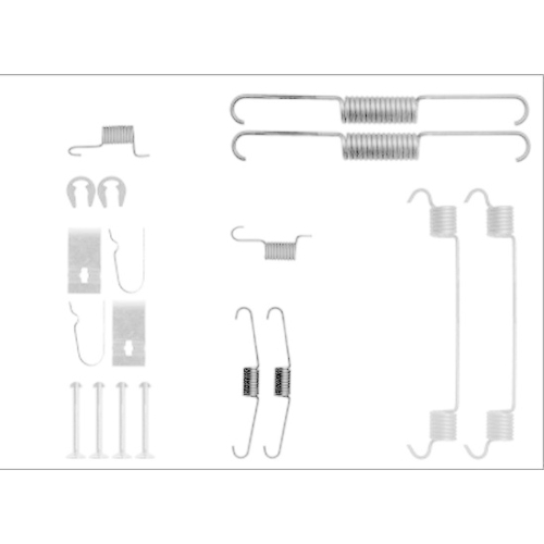 TEXTAR Zubeh&ouml;rsatz, Bremsbacken 97040400