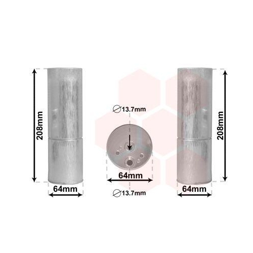 VAN WEZEL Trockner, Klimaanlage 3000D053