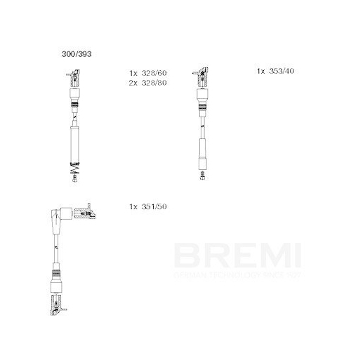 BREMI Z&uuml;ndleitungssatz 300/393
