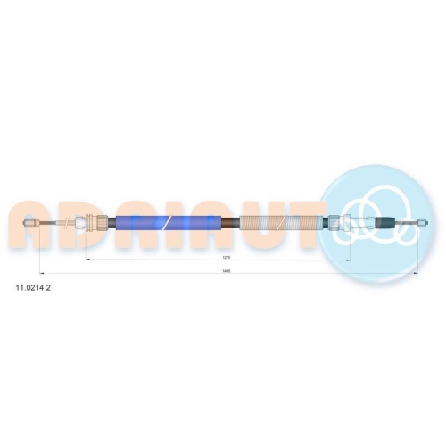ADRIAUTO Seilzug, Feststellbremse 11.0214.2