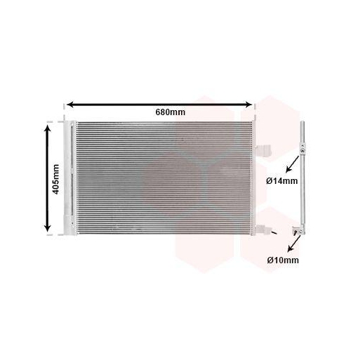 VAN WEZEL Kondensator, Klimaanlage 77015701