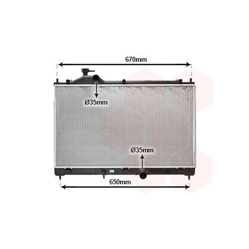 VAN WEZEL K&uuml;hler, Motork&uuml;hlung 32012709