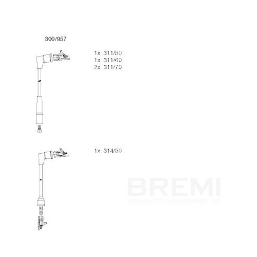 BREMI Z&uuml;ndleitungssatz 300/957